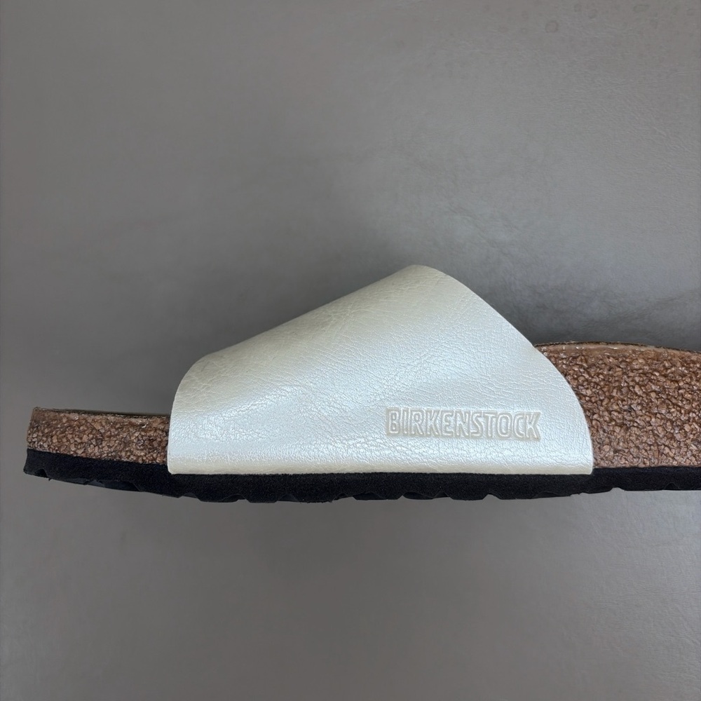 Birkenstock Catalina Birko-Flor Sandal Graceful Pearl White Medium Narrow 39 NEW - Picture 6 of 13